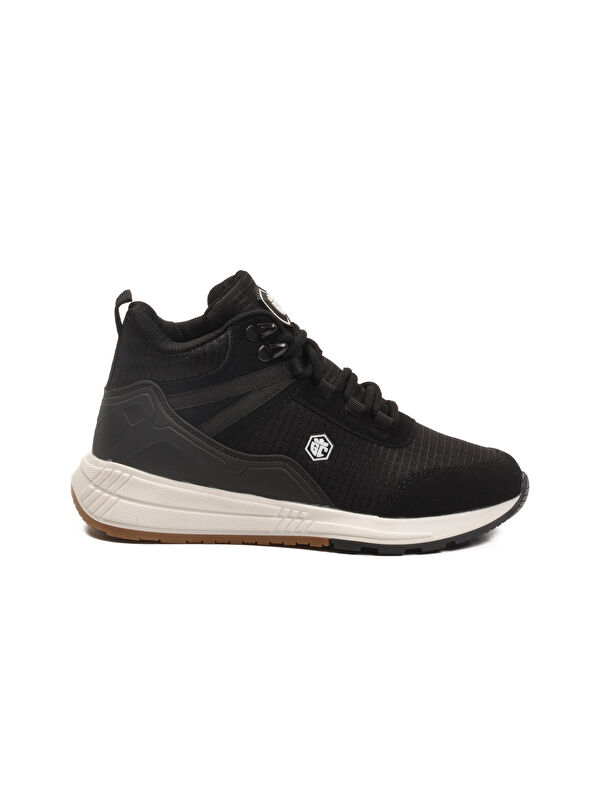 Siyah Beyaz Bilek Boy Kaymaz Bağcıklı Hafif Unisex Bot 2880 G - Görsel 2