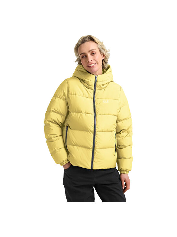 Jack Wolfskin Frozen Palace Rds Kadın Sarı Outdoor Ceketi