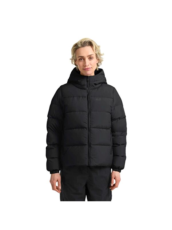 Jack Wolfskin Frozen Palace Rds Kadın Siyah Outdoor Ceketi