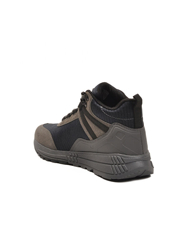 Füme Bilek Boy Kaymaz Bağcıklı Hafif Unisex Bot 2880 G - Görsel 5