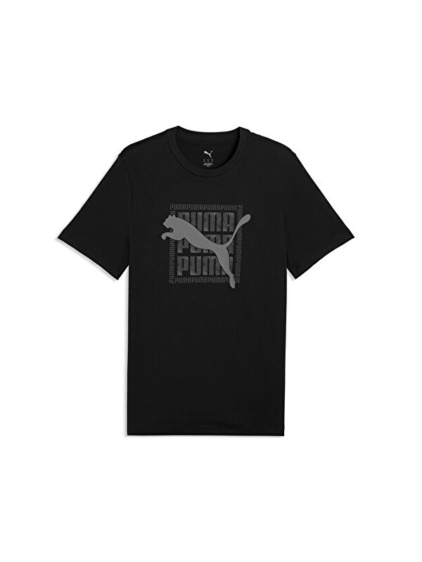 Puma Graphic Tee Erkek Günlük Tişört 69177501 Siyah