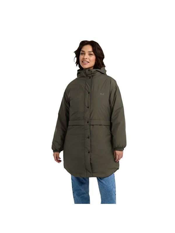 Jack Wolfskin Altay Kadın Yeşil Outdoor Ceketi