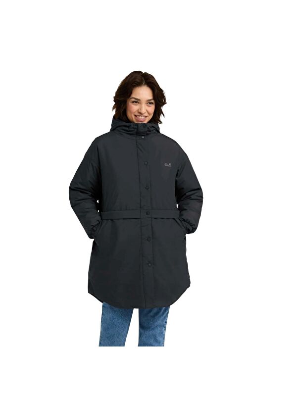Jack Wolfskin Altay Kadın Siyah Outdoor Ceketi