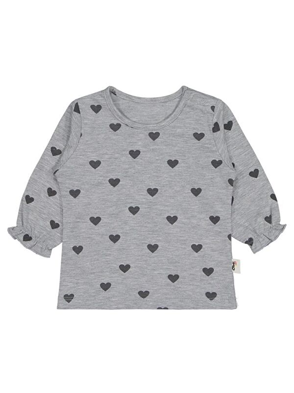 Civil Baby Kalp Baskılı 6-18 Ay Sweatshirt