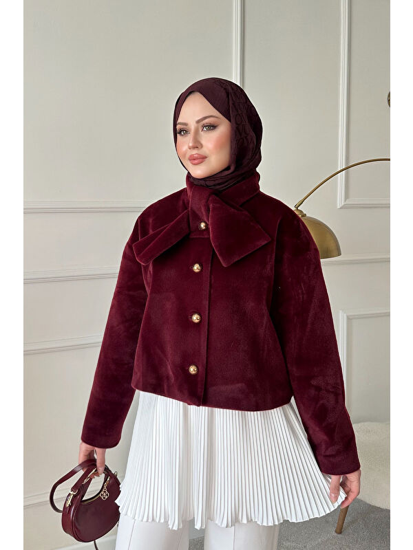 Locco Moda Kadın Beli Lastikli Piliseli İçlik Etek Beyaz
