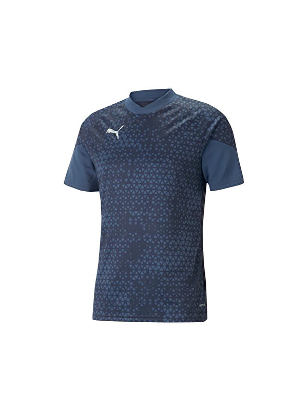 Puma Teamcup Training Jersey Erkek Futbol Tişörtü 65798406 Lacivert