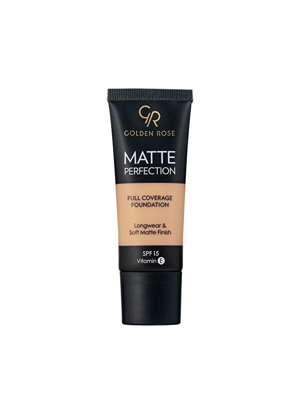 GOLDEN ROSE Matte Perfection Full Coverage Foundation No: Natural 07 - Mat Fondöten