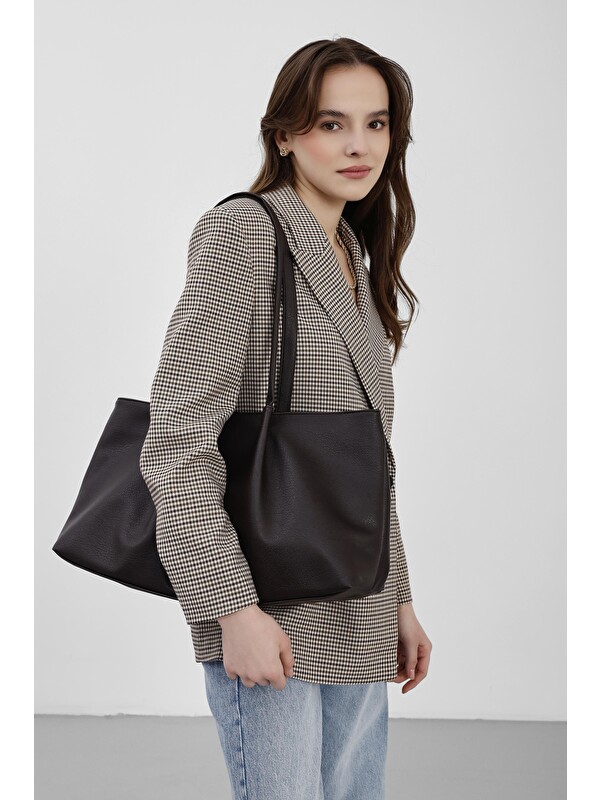 Shulebags Chantel Omuz Çantası Acı Kahve