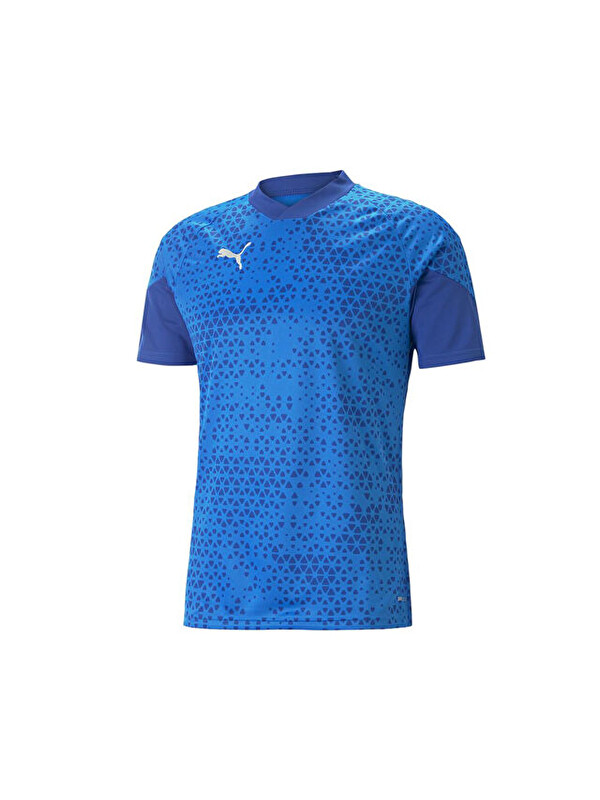 Puma Teamcup Training Jersey 65798402 Erkek Futbol Tişörtü Mavi