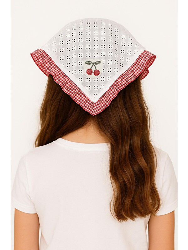 New Obsessions French Style Taçlı Üçgen Bandana