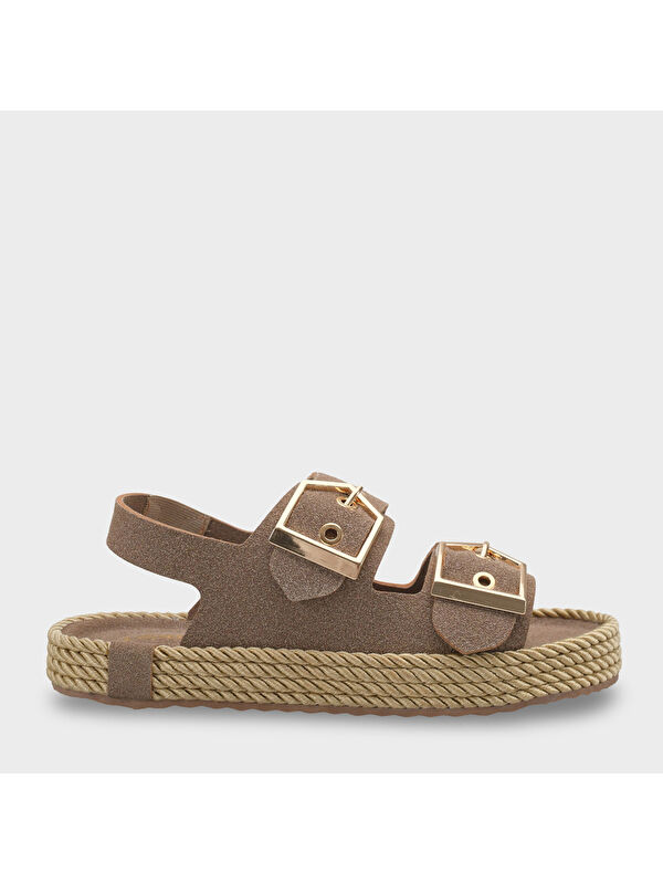 Capone Outfitters Faith Metal Tokalı Konfor Kadın Sandalet