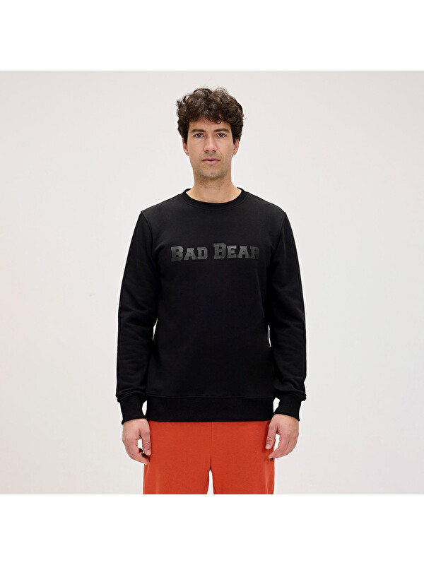 Bad Bear Snow Erkek Siyah Sweatshirt