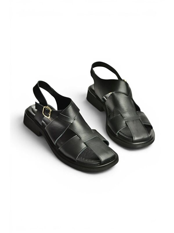 Fox Shoes Siyah Kadın Sandalet Y291880003