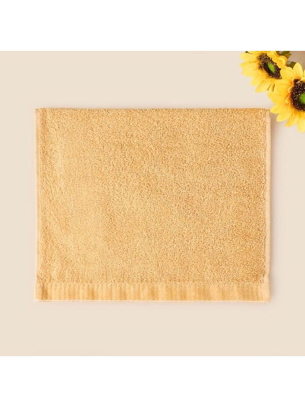 Evidea Soft Linen El Havlusu - Hardal - 30x50 cm