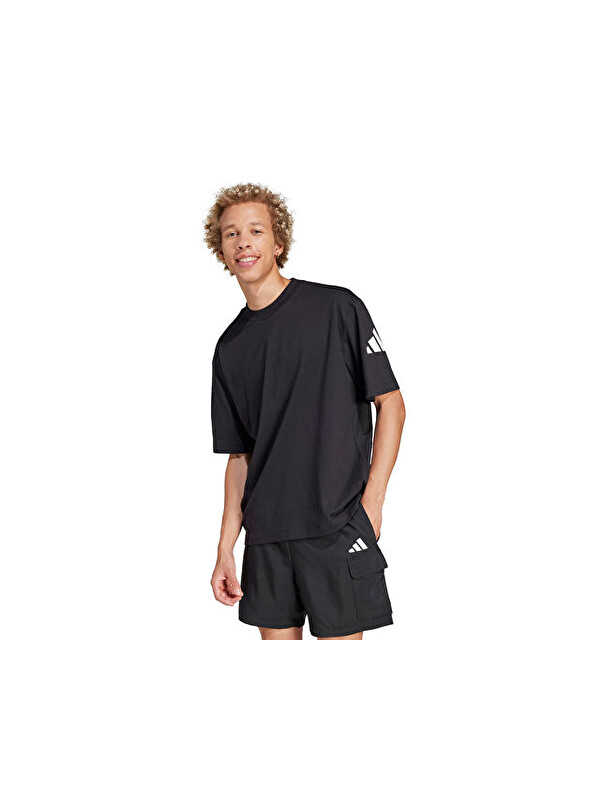 Adidas M Sj T Erkek Günlük Tişört JF3615 Siyah