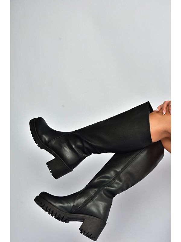 Siyah Kadın Çizme V726800209 - Görsel 5