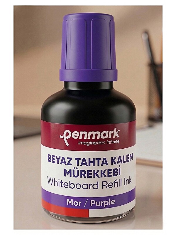 Artlantis Beyaz Yazı Tahta Kalemi Mürekkebi 30 ml 1 Adet Penmark Tahta Kalemi Mürekkepi Kolay Silinebilir Dold