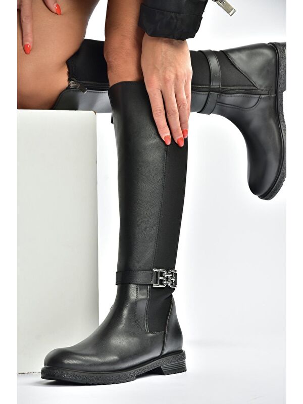 Siyah Kadın Çizme V965010109 - Görsel 4