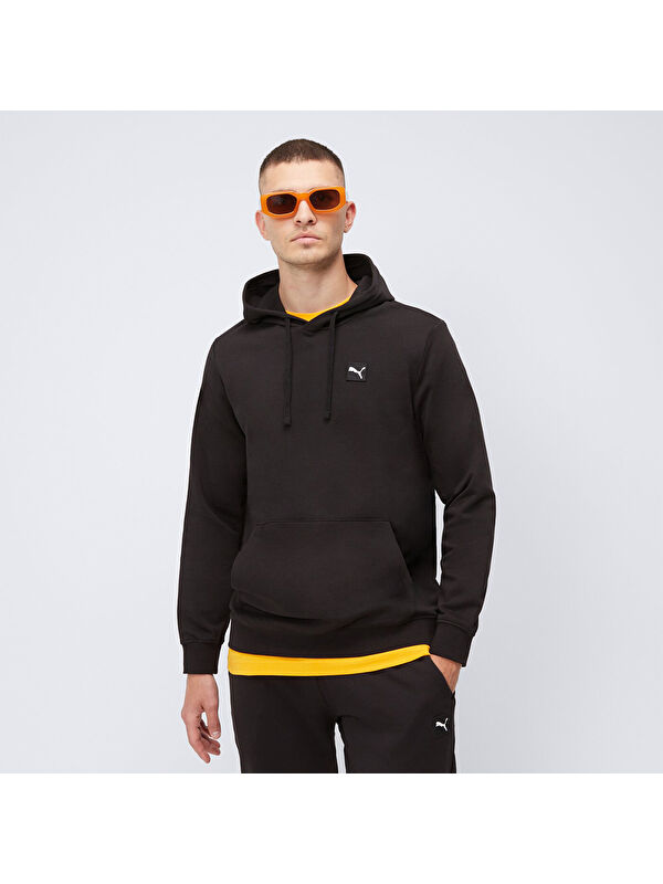 Puma Essentials Elevated Erkek Siyah Kapüşonlu Sweatshirt