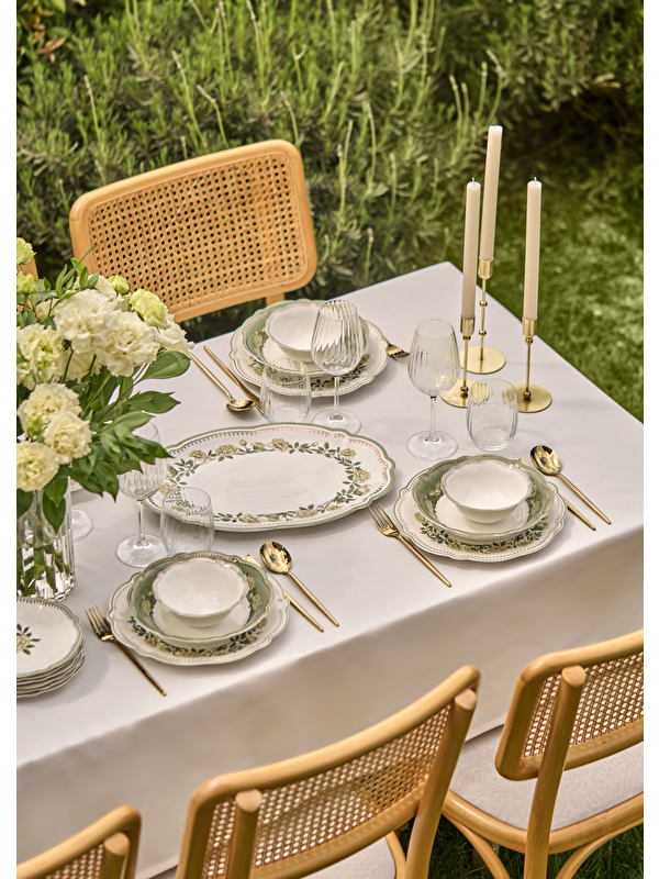 Bella Maison Rebecca New Bone 24 Parça 6 Kişilik Yemek Takımı
