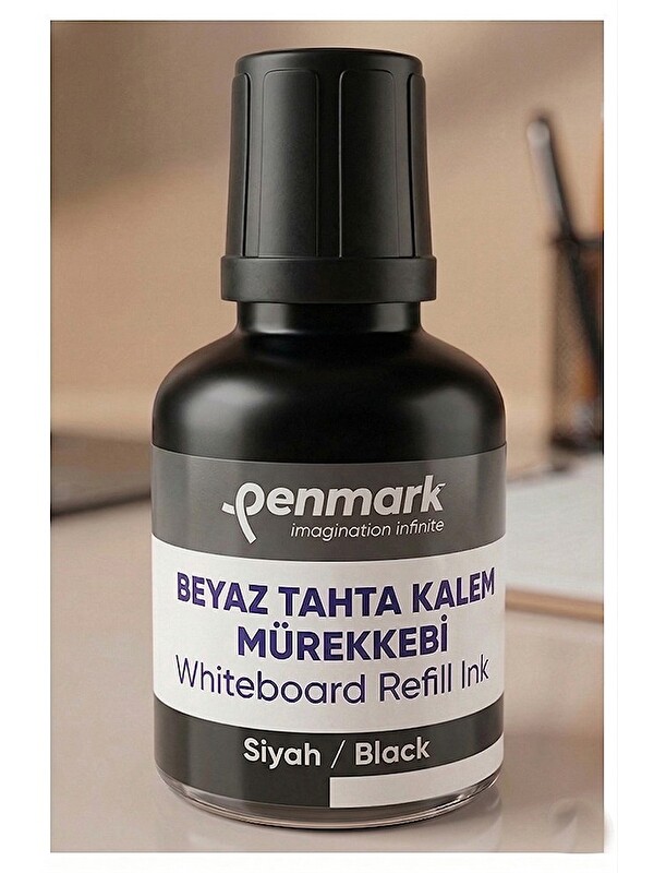 Artlantis Beyaz Yazı Tahta Kalemi Mürekkebi 30 ml 1 Adet Penmark Tahta Kalemi Mürekkepi Kolay Silinebilir Dold