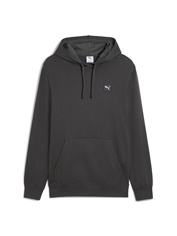 Puma Essentials Elevated Erkek Gri Kapüşonlu Sweatshirt