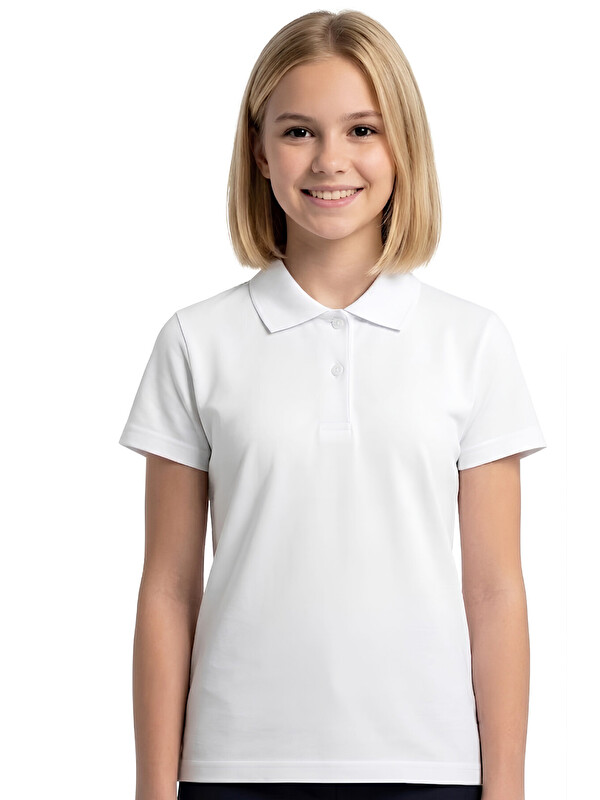Modanino %100 Pamuk ve Okul Tarz T-Shirt Kız Çocuk 5-16 Yaş 12728AT