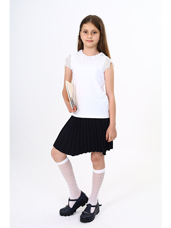 Toontoykids Kız Çocuk Okul Tişört