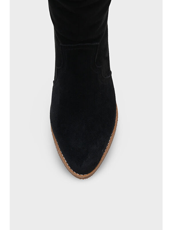 Gertie Kadın Siyah Sivri Burun Çizme - Görsel 4