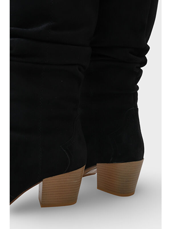 Gertie Kadın Siyah Sivri Burun Çizme - Görsel 5