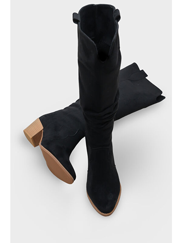 Gertie Kadın Siyah Sivri Burun Çizme - Görsel 7