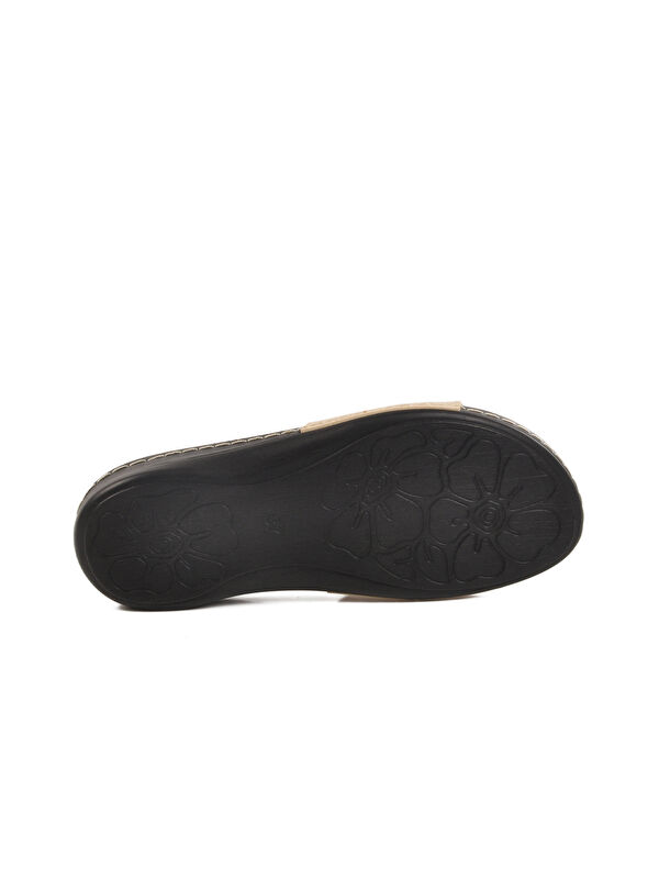 Bej Jel Taban Anatomik Kadın Terlik 6813 Z - Görsel 6