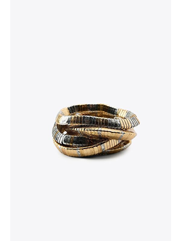 New Obsessions Gold & Silver Spiral Bileklik