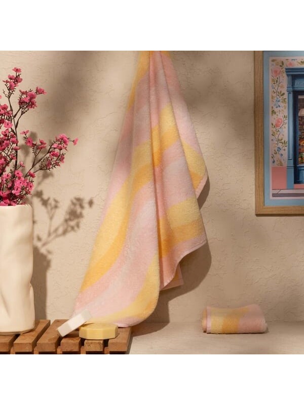 Evidea Soft Lino Yüz Havlusu - Renkli - 50x90 cm