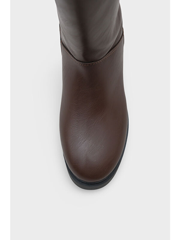 Oriana Kadın Koyu Kahverengi Çizme - Görsel 4