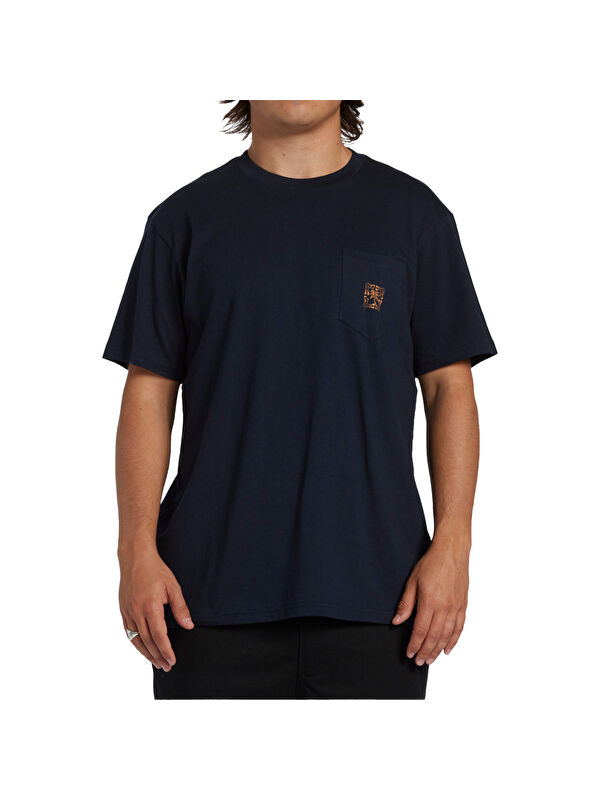 Billabong Troppo Tees Erkek Mavi Tişört