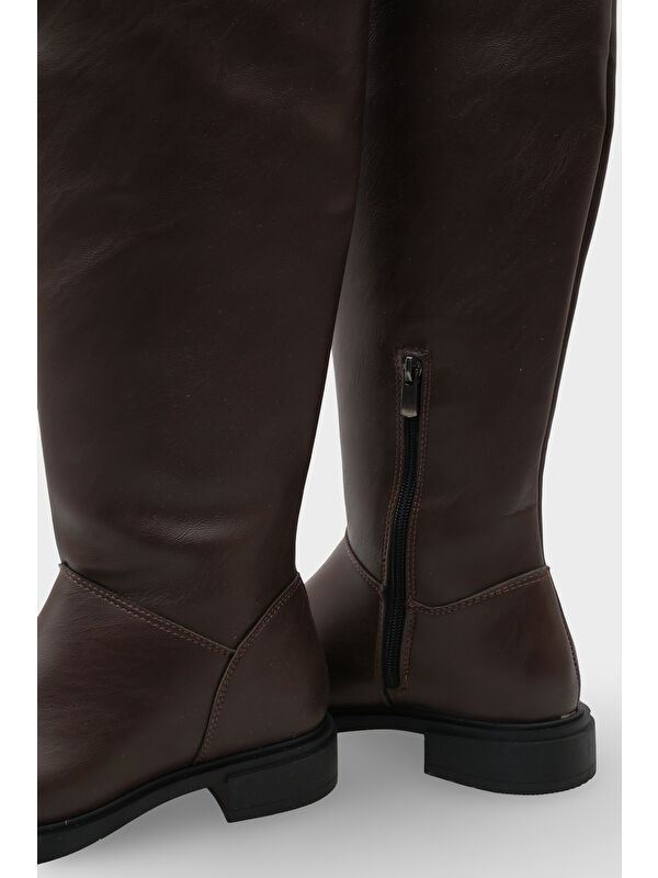 Oriana Kadın Koyu Kahverengi Çizme - Görsel 5