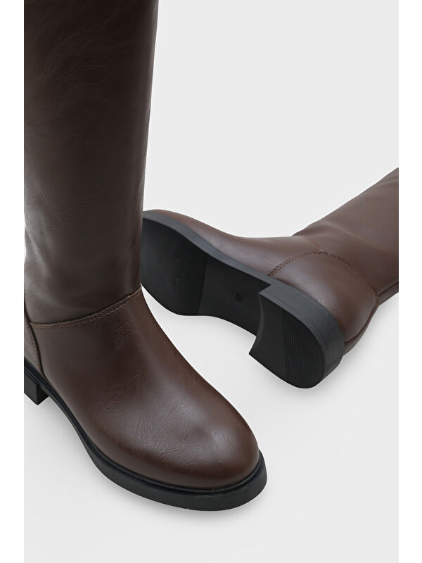 Oriana Kadın Koyu Kahverengi Çizme - Görsel 6