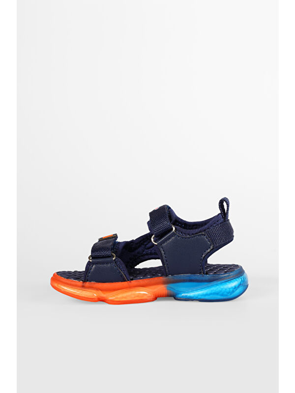 Jack Işıklı Erkek Okul Öncesi Lacivert Sandalet - Görsel 6