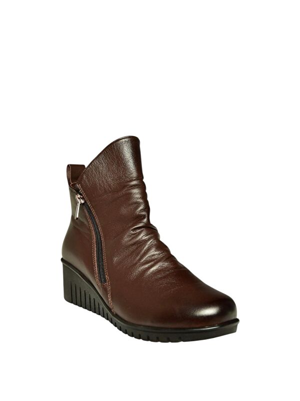 Kahverengi Kadın Bot V324200303 - Görsel 3