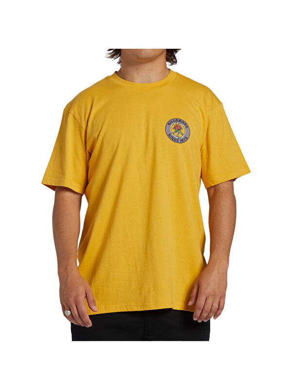 Billabong Bonez Erkek Sarı Tişört