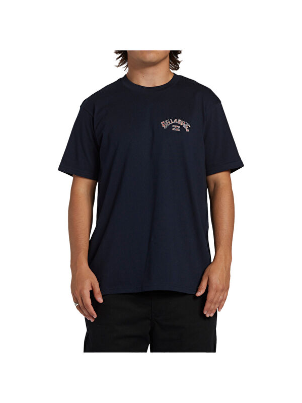 Billabong Arch Fill Tees Erkek Mavi Tişört