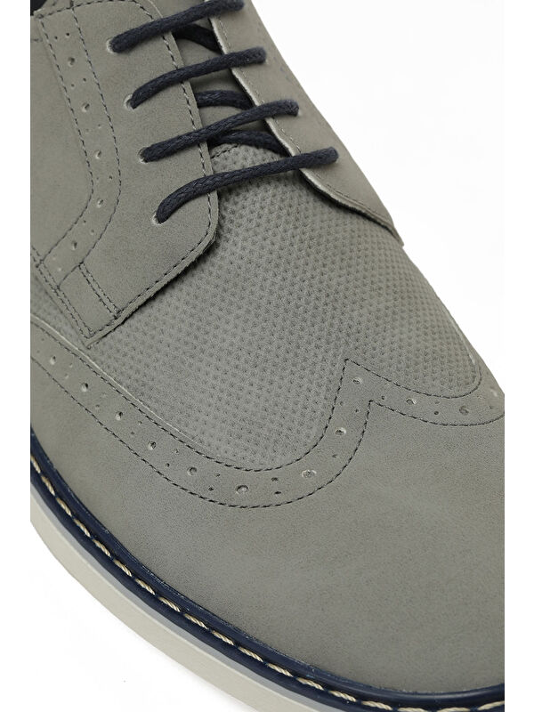 MAE JJ 5FX GRI Erkek Klasik Ayakkabı - Görsel 8