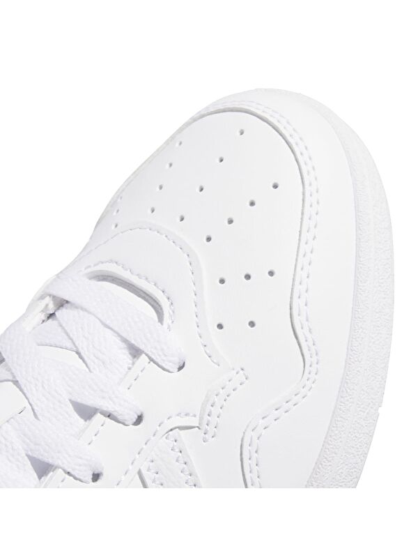 Hoops 4.0 J Çocuk Beyaz Sneaker - Görsel 5