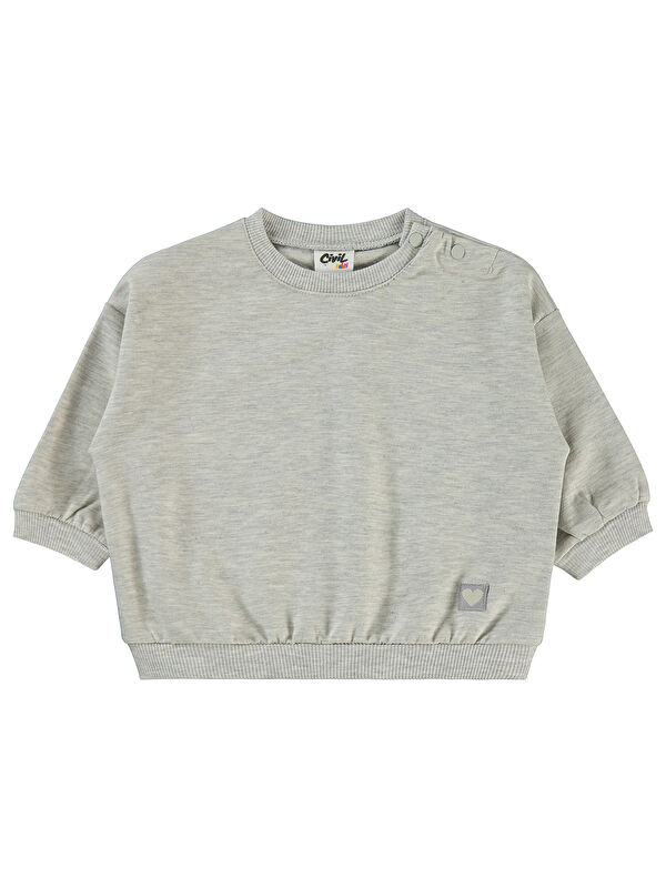 Civil Baby Kız Bebek Sweatshirt 6-18 Ay Karmelanj