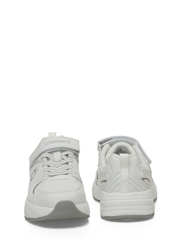 POL PU JR 5PR Beyaz Kız Çocuk Spor Ayakkabı - Görsel 6