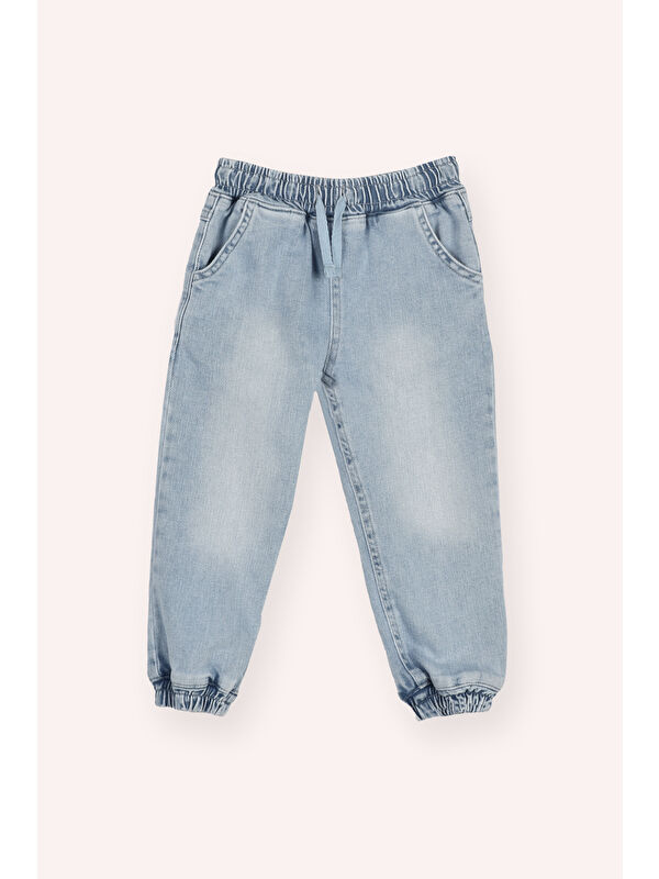 Panço Erkek Çocuk Beli Lastikli Denim Pantolon Lacivert