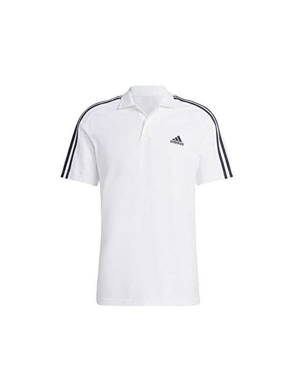 Adidas M 3S Pq Ps Erkek Günlük Polo Tişört IC9312 Beyaz