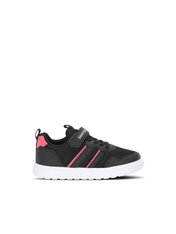 SLAZENGER FIORA Kız Çocuk Cırt Cırtlı Siyah / Pembe Günlük Spor Ayakkabısı