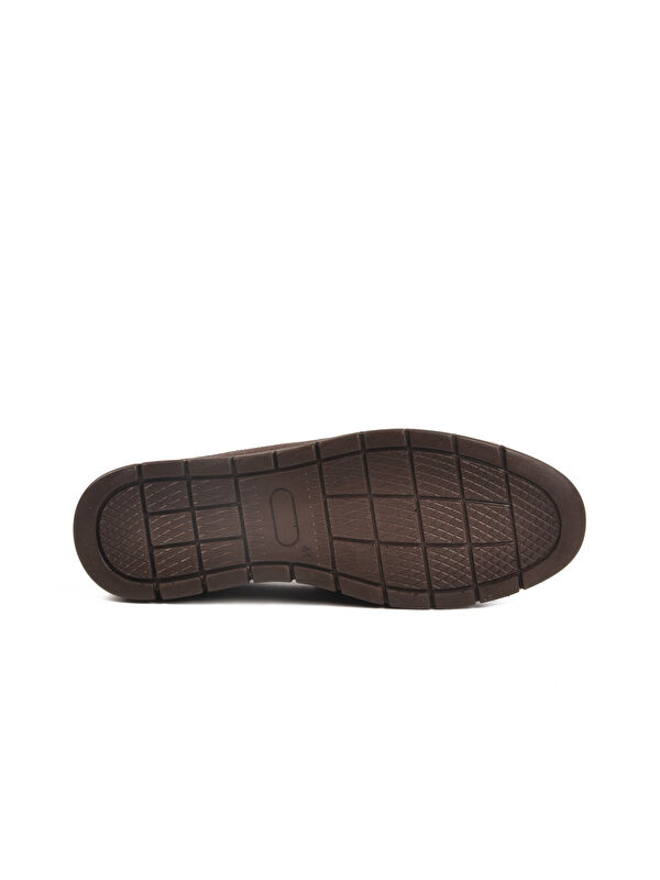 Kahve Hakiki Deri Jel Taban Anatomik Erkek Casual Ayakkabı Gmz 007 M - Görsel 6